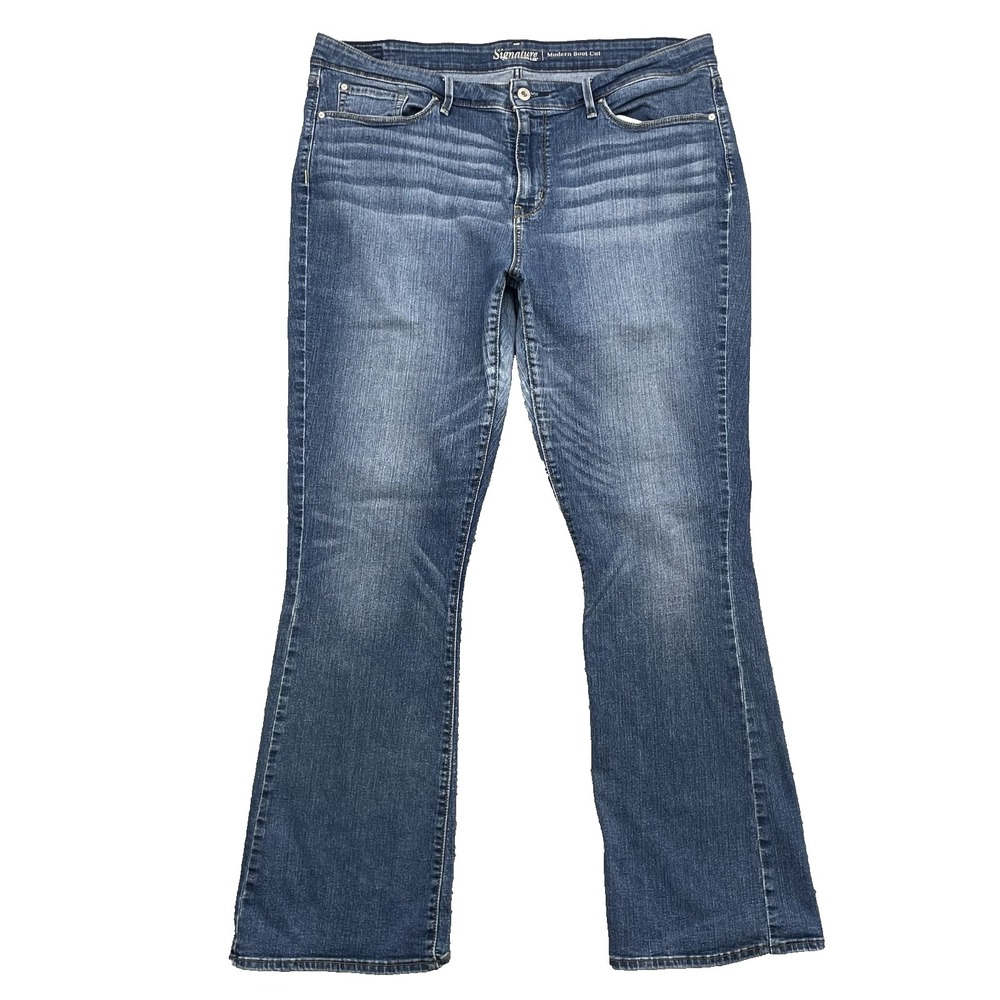 Levi's Bootcut Jean Women 18* Whisker Flare Modern Western Y2k Cowgirl Rodeo 90s